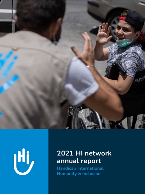 Cover of HI's network annual report 2021 Cover of HI's network annual report 2021