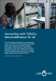 Cover of the plaquette Innovating with TeReFa: telerehabilitation for all Cover of the plaquette Innovating with TeReFa: telerehabilitation for all