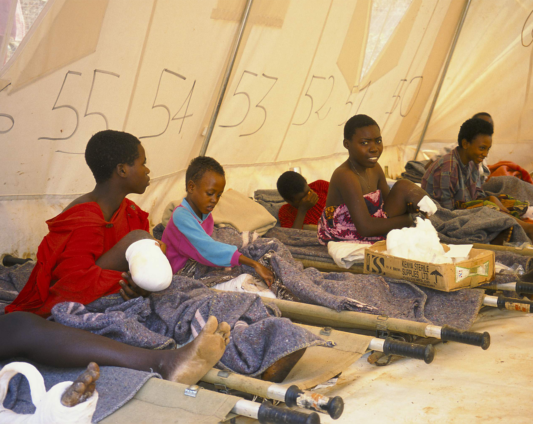 Intervention in Rwanda in the wake of the genocide.