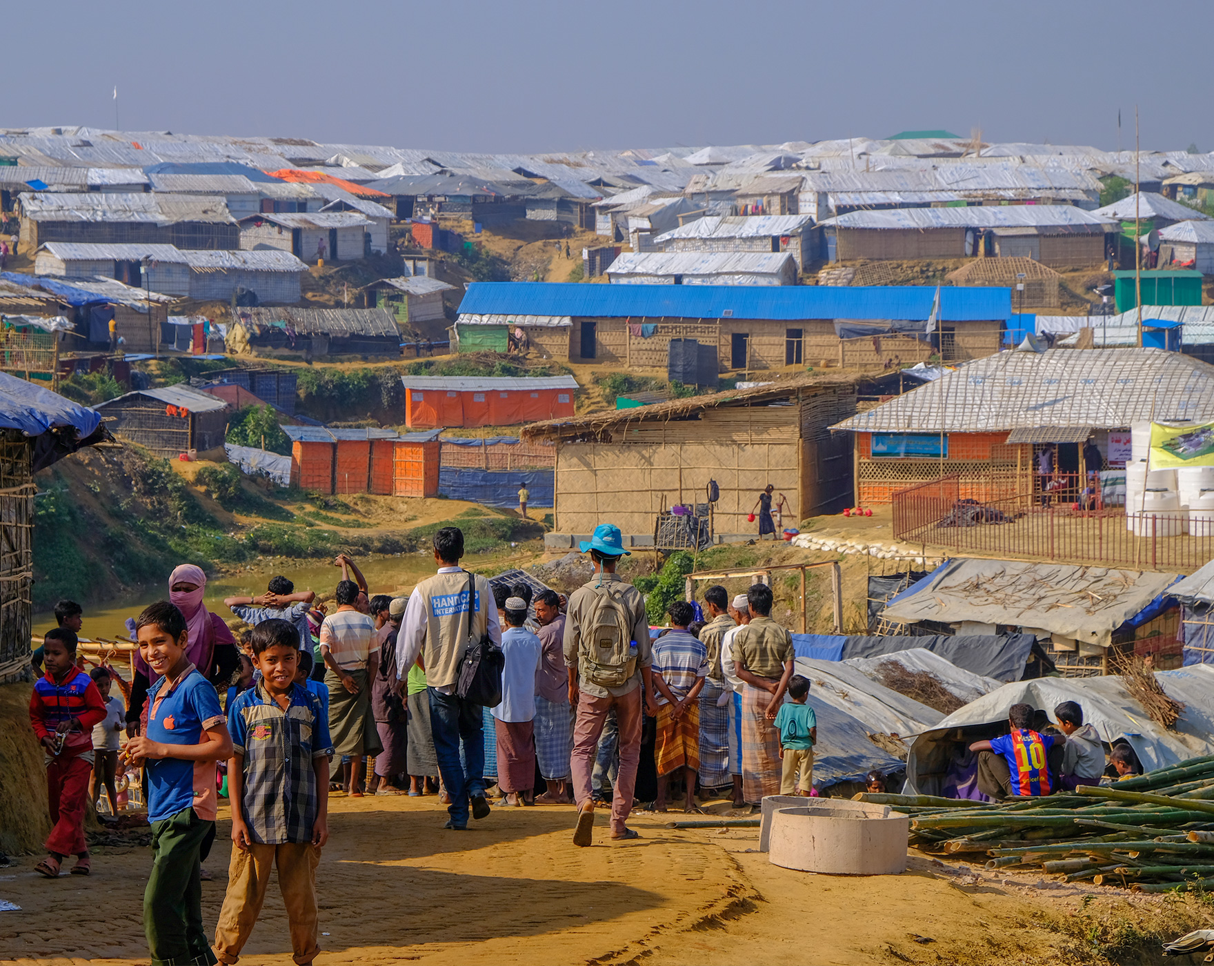 Intervention d'urgence au Bangladesh, auprès des réfugiés Rohingyas.