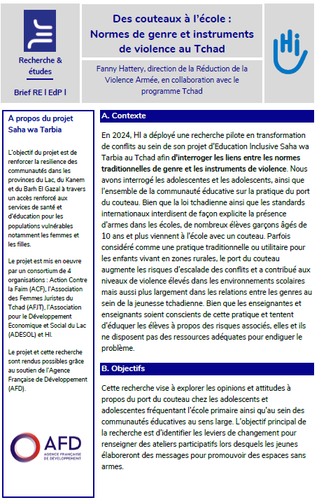 Couverture du brief