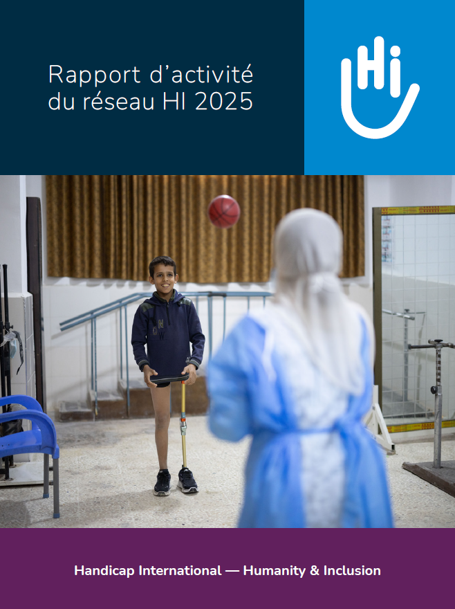 Couverture du rapport d'activité 2025 du réseau HI
