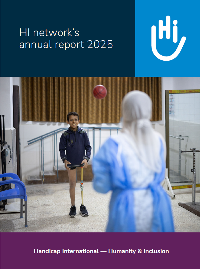 Cover of HI network's annual report 2025