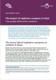 Cover of the factsheet The impact of explosive weapons in Gaza