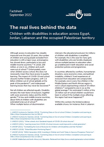 Couverture FS Real lives Couverture de la factsheet