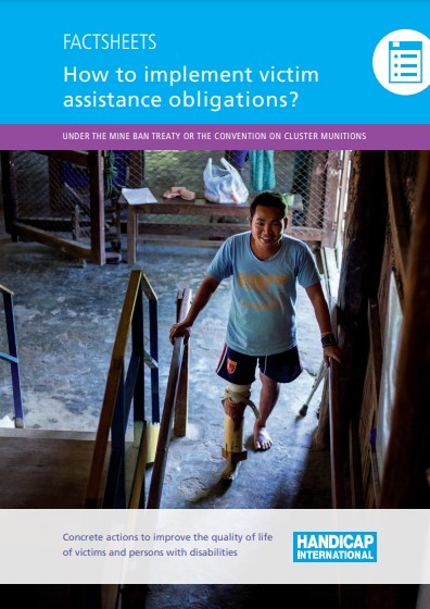 Cover of the Factsheets How to implement victim assistance obligations?