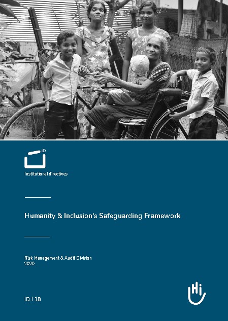 Cover of HI's Safeguarding Framework