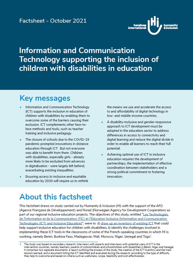 Couverture de la factsheet 
