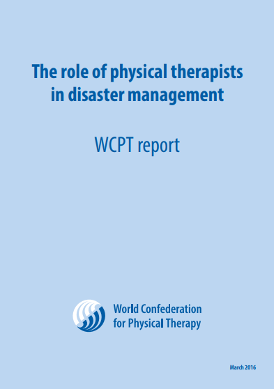 Cover of the document The role of physical therapists in disaster management