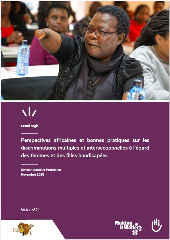Perspectives africaines et bonnes pratiques sur les discriminations multiples et intersectionnelles à l'égard des femmes et des filles handicapées