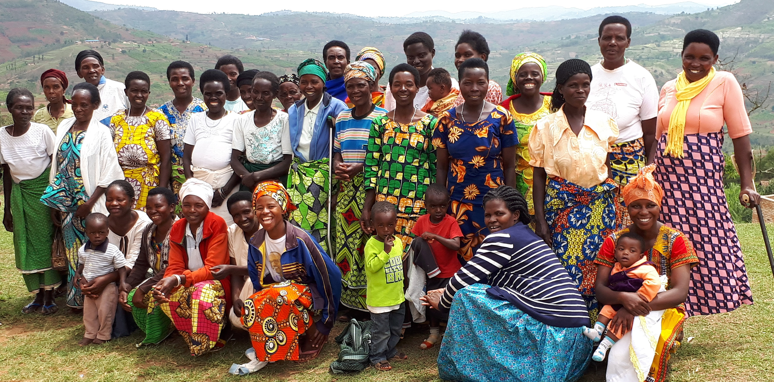Rwanda, membres d'un groupe communautaire de femmes et de filles handicapées et aussi de mères de filles handicapées, organisation UNABU.