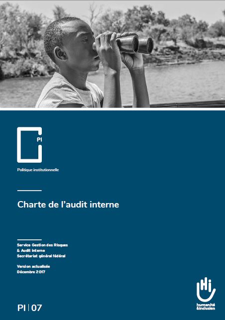 Couverture publication Charte de l’audit interne