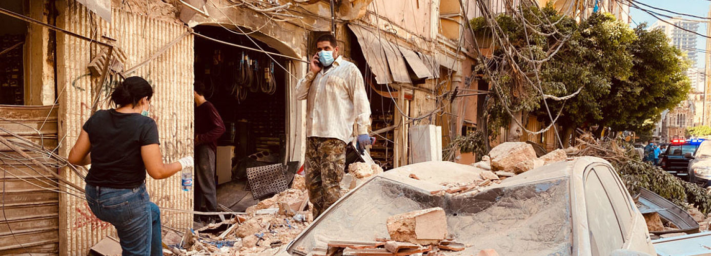 Consequences of the explosion that occurred on 5 August in the port of Beirut, the capital of Lebanon. Consequences of the explosion that occurred on 5 August in the port of Beirut, the capital of Lebanon.