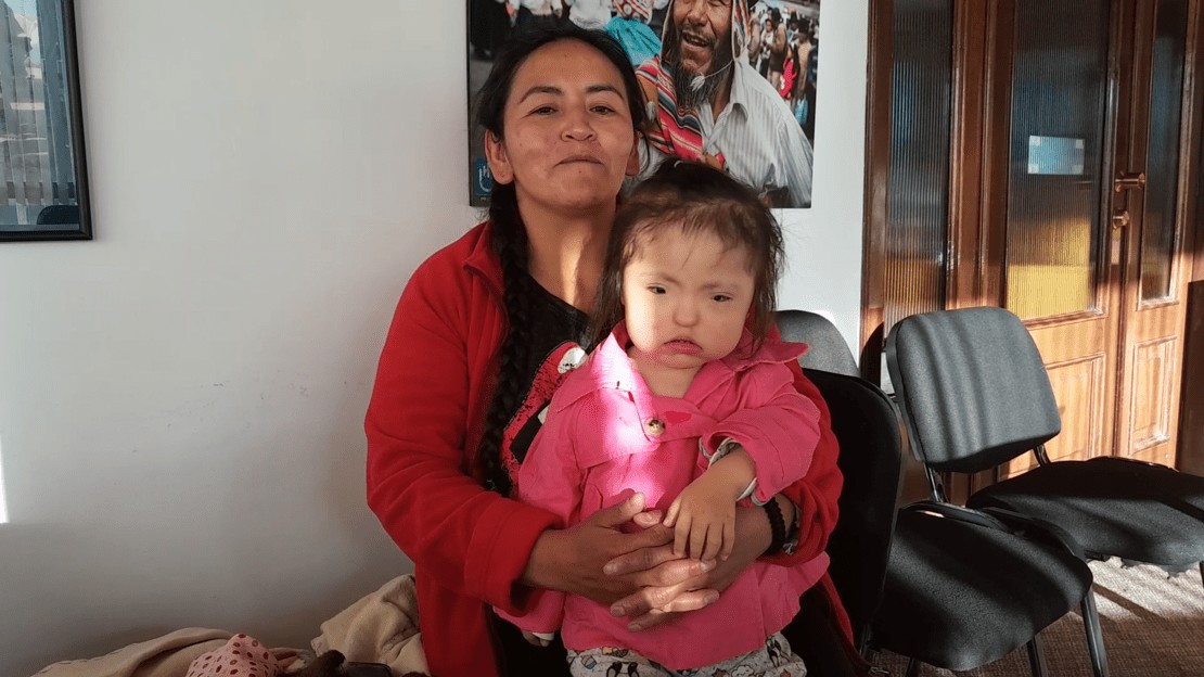Portrait of a mother and her daughter; }}