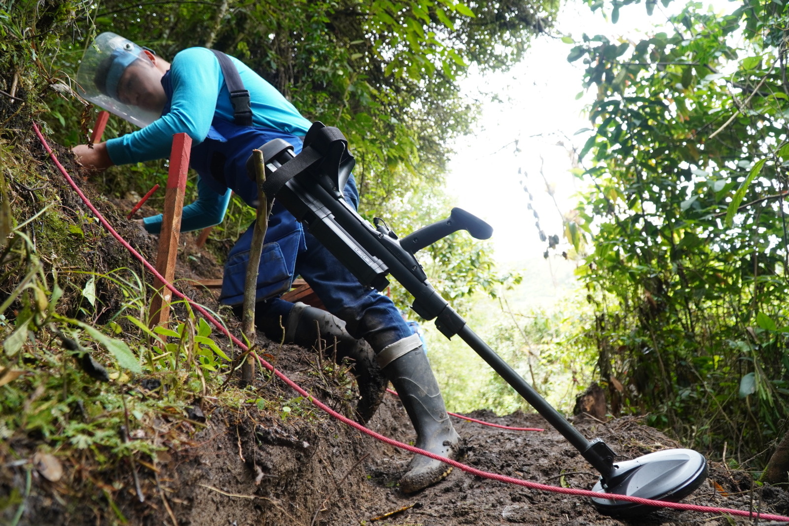 Le déminage à Chaparral fait naître de nouveaux espoirs