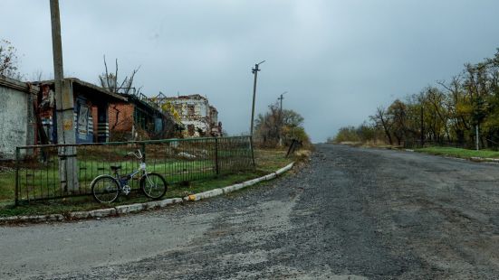 Zone désertée en Ukraine