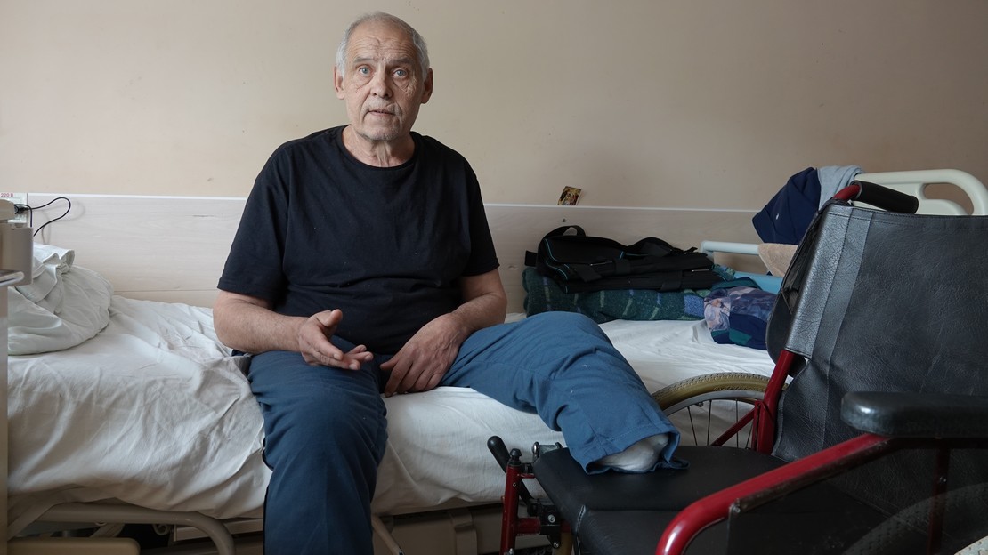 "I'm alive!” Vadim, after weeks spent sheltering from the bombs in a cellar 