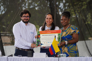 Land release ceremony in Santander de Quilichao, in the presence of the Vice-President of Colombia, Francia Marquez. © J. M. Vargas / HI