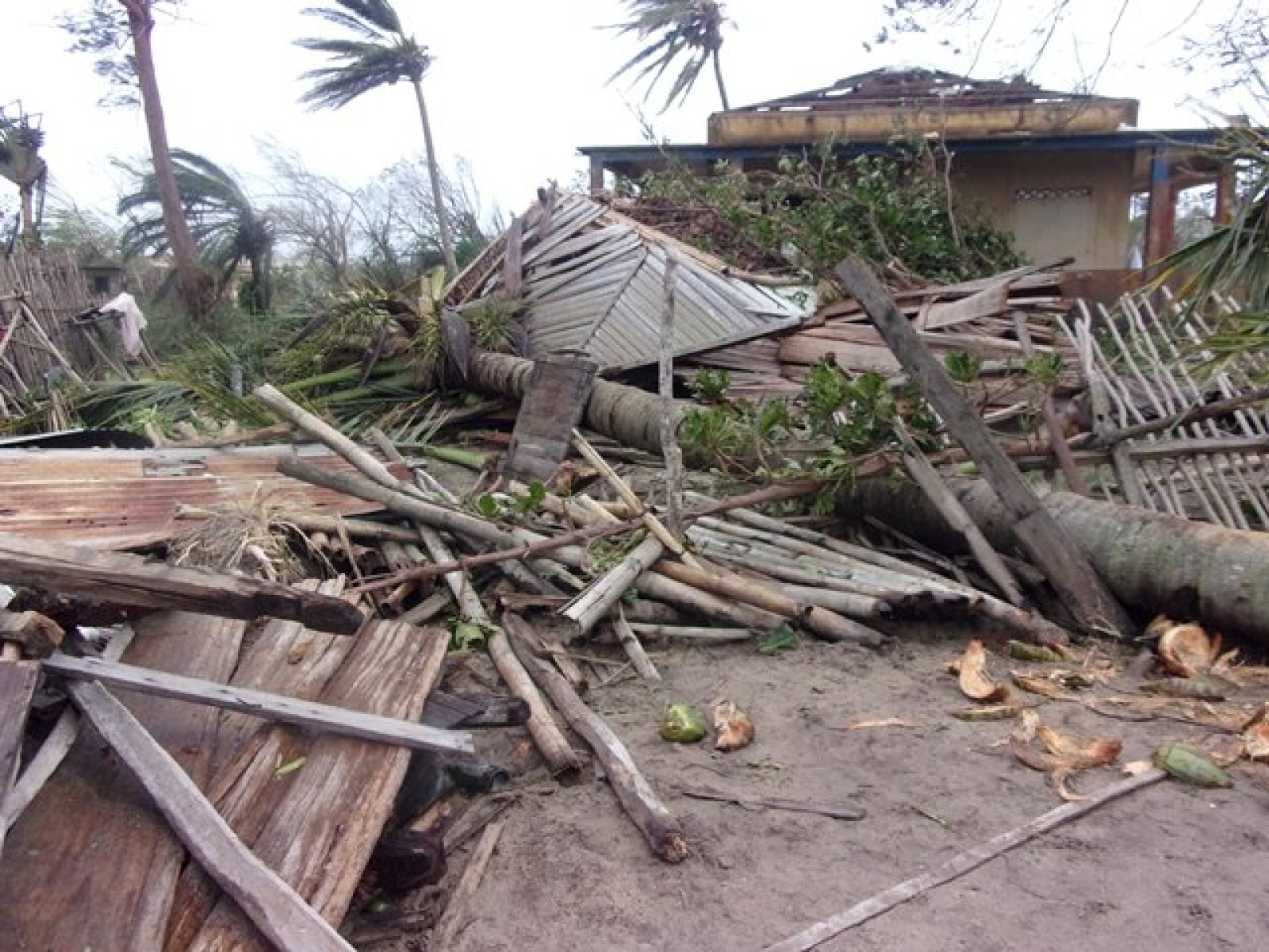 Damage after cyclone Batsirai in Mananjary. ©A.FANANTENANA/HI