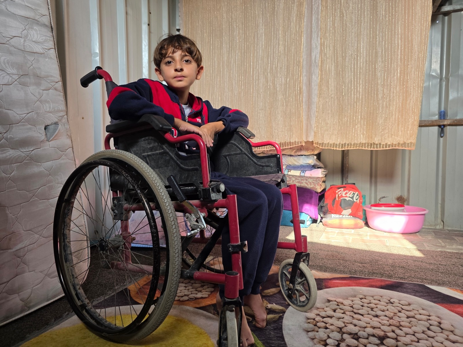 Child with disabilities Basheer’s life shattered by bombs