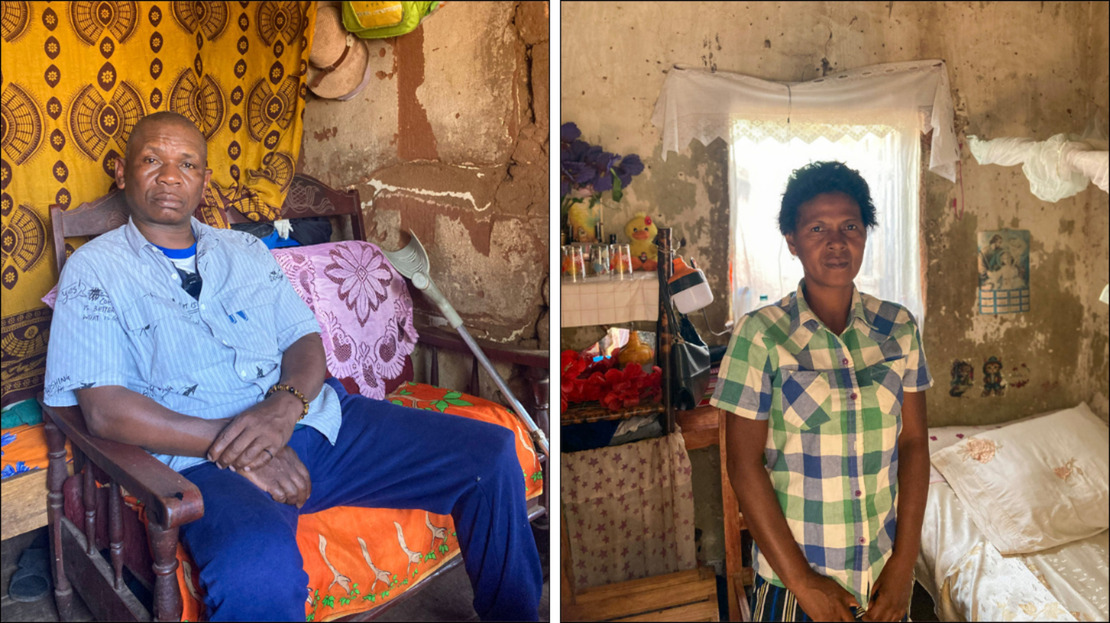 À Madagascar, Mme Lalao et Mr Jean-Louis, appareillés de prothèses reconditionnées