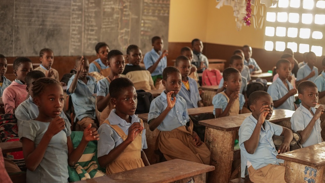 A classroom in Togo © Orivas Prod / HI ; }}