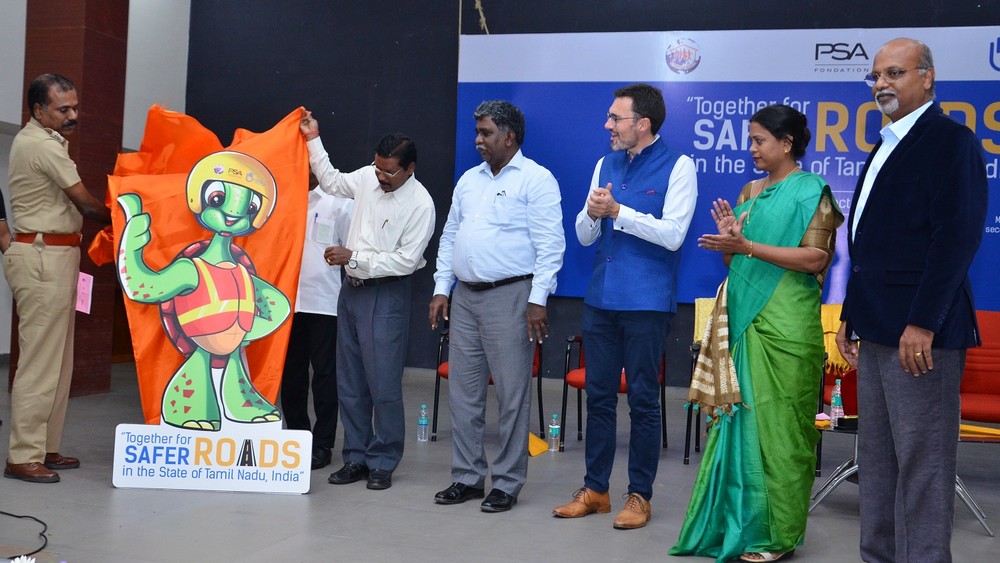 La Fondation PSA et de Handicap International, partenaires en Inde pour un projet de lutte contre l'insécurité routière