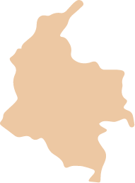 Map of Colombia.