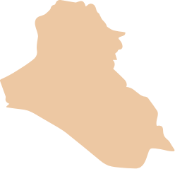 Map of iraq.